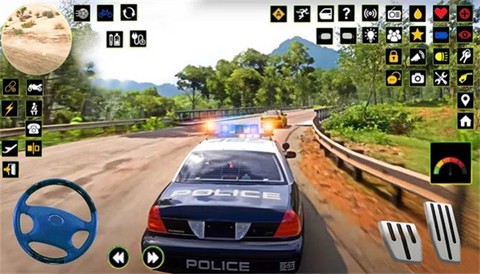高速公路警车追逐 高速公路警车追逐